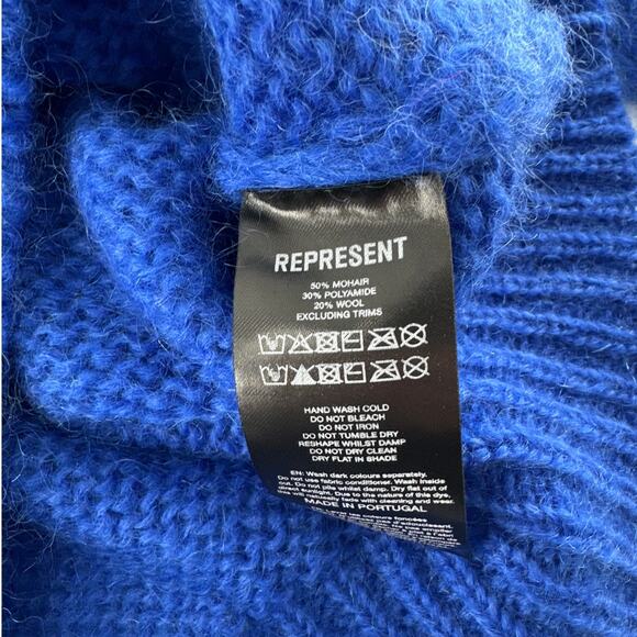 Represent Men's Mohair Sweater Size L - Picture 8 of 11